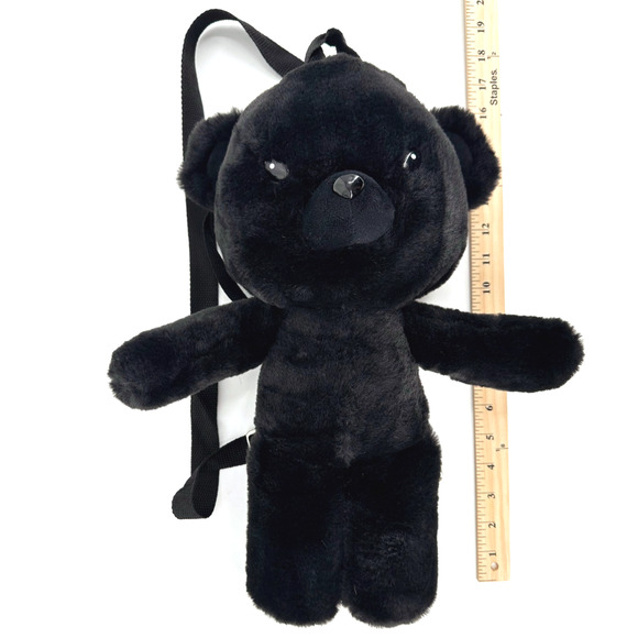 Bioworld Teddy Bear Backpack Black Adjustable Unisex Festival Cosplay Kidcore - Picture 4 of 7